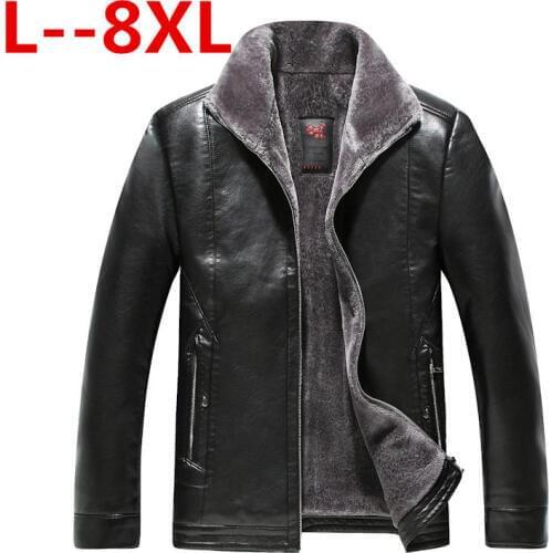 Plus 8XL 6XL 5X New Men Genuine Leather Jacket High Quality Natural Sheepskin Flight Jacket Mens Short Winter Leather Coat