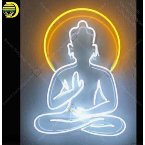 Neon Sign Buddha Neon Bulb sign handcraft restaurant Beer Bar Bed Room Home neon signboard vintage neon light anuncio luminos