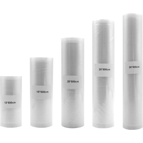 Kitchen Food Vacuum Bag Air Vacuum Bag Storage Bags For Vacuum Sealer Machine Vacuum Packaging Rolls 12/15/20/25/28/30/32*500cm