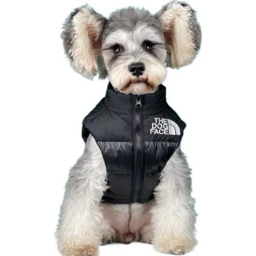 Down French Bulldog Dogs Vest Jacket Winter Warm Pet Dog Clothes Fashion Chihuahua French Bulldog Small Medium-Sized Dog Coat XL