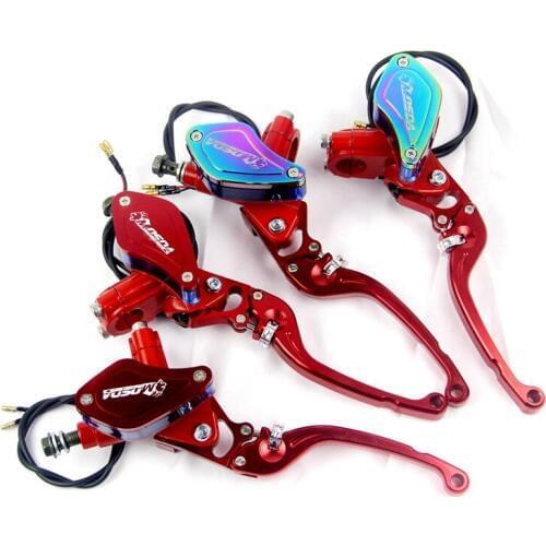 7/8" 22mm Motorcycle Brake Clutch Master Cylinder Hydraulic Pump Reservoir lever For Honda Suzuki Kawasaki Yamaha