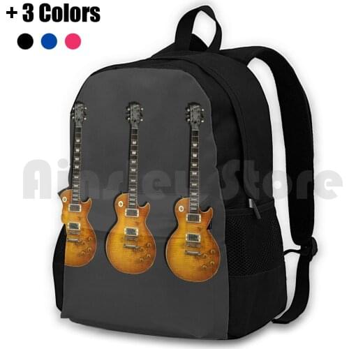 Standard Guitar Outdoor Hiking Backpack Waterproof Camping Travel Standard 1959 Guitar Electric Guitar Music N Roll Music Jazz