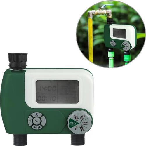 Dual Interface Watering Timer Watering Device Intelligent Large Screen Digital Display Timer Watering Garden Controller System