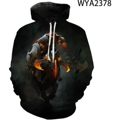 New Fashion Hoodies Dota 2 Men Women Children Sweatshirts 3D Printed Pullover Hooded Boy Girl Kids Streetwear Casual Tops