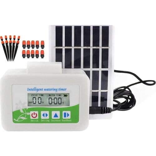 Smart Water Pump Solar Garden Automatic Watering Device Self Drip Irrigation Potted Plants Flower