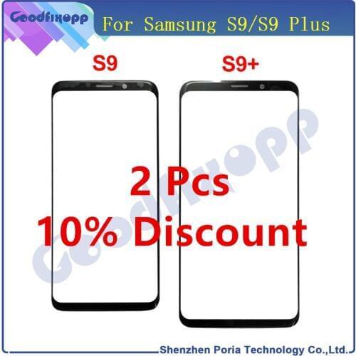 Outer Glass For Samsung Galaxy S9 G960 S9 Plus G965 Front Touch Screen Glass Lens Replacement For Samsung Galaxy S9 Plus