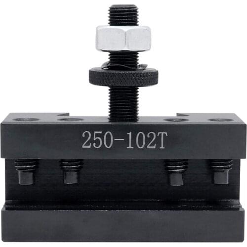 Industrial Tool Rotation and Face Quick Change Tool Column Holder for 1.22 cm Turning Tools, Style 250-102T
