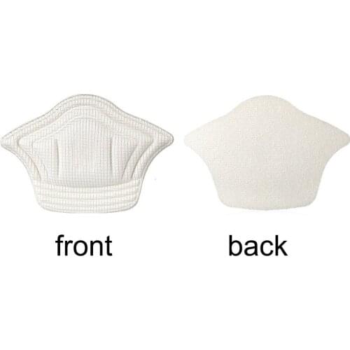 2pairs/pack Non Slip Cushion Sports Anti Blister Sponge Filling For Loose Shoes Padding Thickened Heel Pad Soft Relief Pressure