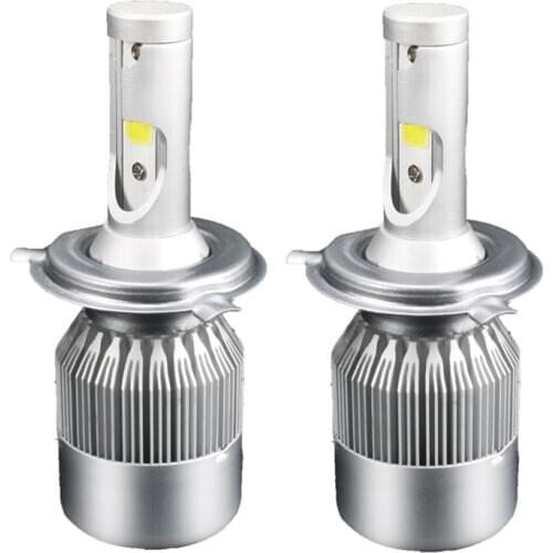 2PCS H1 H4 Led Headlight Bulbs H7 LED Car Lights H3 H11 HB3 9005 HB4 9006 6000K 72W 12V 7200LM Auto Headlamps