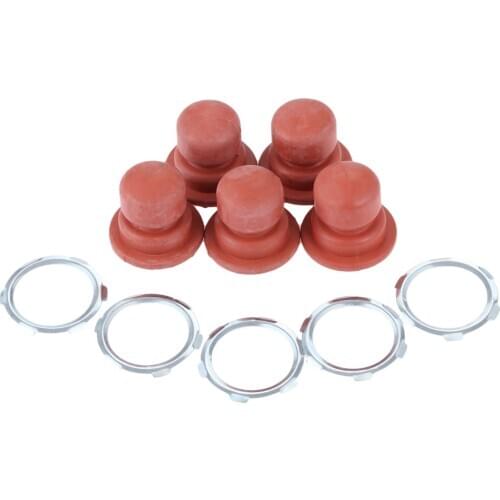 5Pcs Rubber Primer Bulb Fits for Tecumseh Primer Engines 36045 36045A Vector Carburetors Carburetor Oil Cup Bulb with Gasket Kit