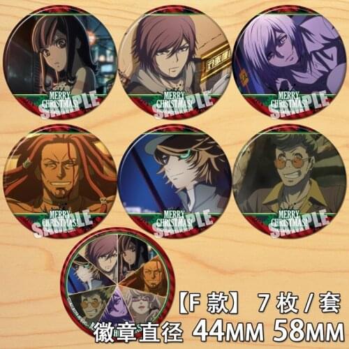58MM Anime Akudama Drive Backpack Badge Brooch