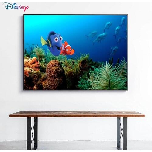 Disney 5D DIY Diamond Painting Finding Nemo Diamond Embroidery Cartoon HD Home Art Decoration Painting Mosaic Gift