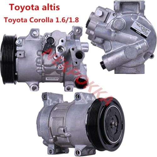 Automotive air conditioning compressor for altis Corolla 1.6/1.8 2014-2018,Engine Model:1ZR-FE/2ZR-FE