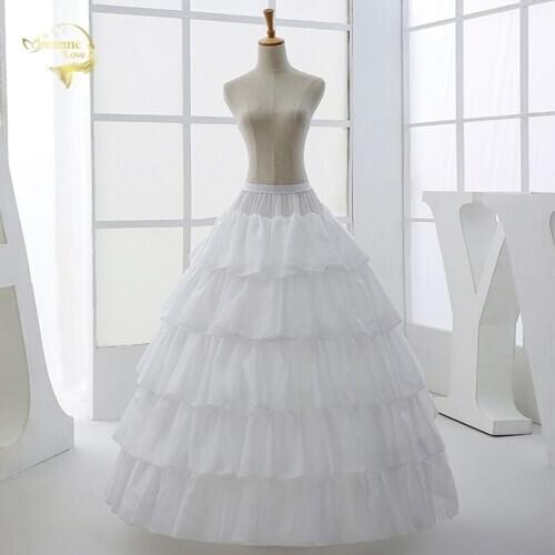 Ball Gown Bridal Wedding Petticoat 4 Hoop Crinoline Prom Underskirt Bridal Dress Hoop Vintage Slips Bridal Accessories Crinoline