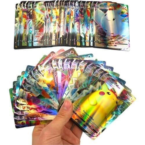 French Pokemon Cards Vmax TAG TEAM GX Shining Battle Trading Game Children Carte Francaise V Max Toy