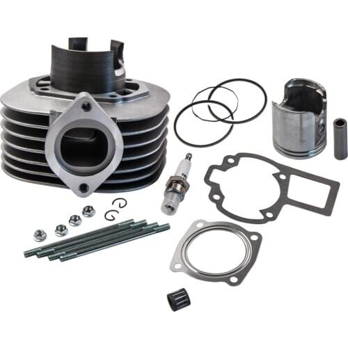 Cylinder Piston Gasket Top End Kit For Suzuki Quadsport LT80 LT 80 1987 - 2006 Rings Gasket Spark Plug Quad For KAWASAKI KFX 80