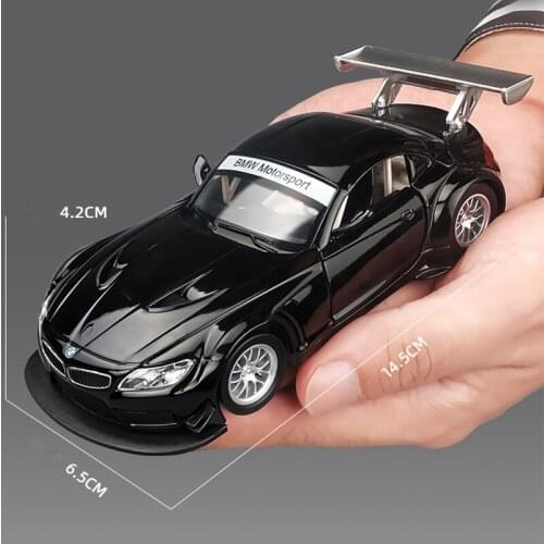 1:32 BMW Z4 Alloy Car Diecast Sound And Light Pull Back Simulation Model Metal Vehicle Miniature Collection Gifts Toys for boys