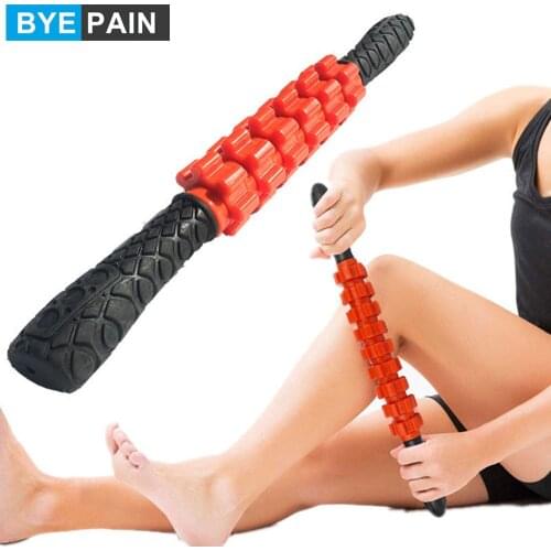 1Pcs BYEPAIN Muscle Massage Roller Gear Massage Stick Self Myofascial Release for Leg/Back/feet Relax Yoga Tool