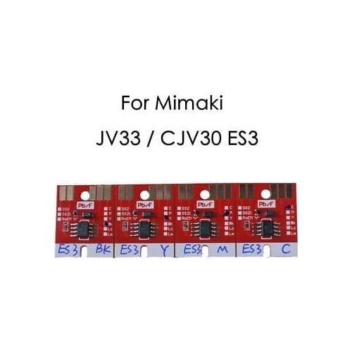 Mimaki Chip Permanent for JV33/CJV30 ES3 Ink Cartridge 4 Colors Auto-rest Chip
