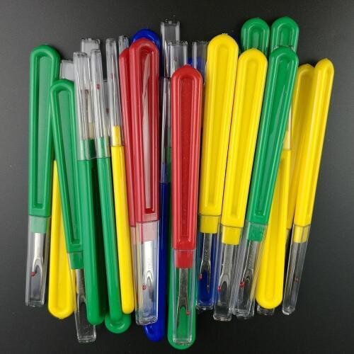 Durable Plastic Colorful Handle Cutter Seam Ripper Stitch Unpicker Cotton Thread Craft Sewing Craft Embroidery Tool 14cm/5.51"