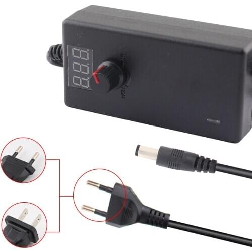 Adjustable 12V Volt Power Adapter 220V TO 12V 3V 9V 24V 1A 2A Charger Display Screen Power Supply Adjustable For CCTV LED Strip