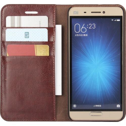 Deluxe Wallet Case For Xiaomi Mi5 miui5 premium leather Case Xiaomi Mi5 Flip Cover Phone Bags