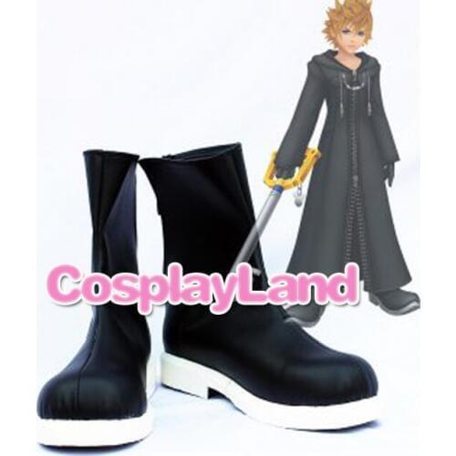 Customize Boots Kingdom Hearts Cosplay Roxas Cosplay Shoes Custom Any Size Anime Party Boots