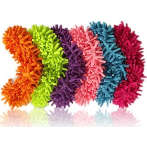Dust Cleaner Grazing Slippers House Bathroom Floor Cleaning Mop Cleaner Slipper Lazy Shoes Cover Microfiber Hot Selling SN546