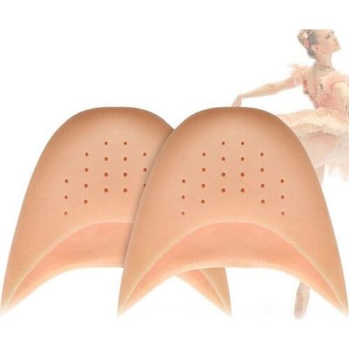 2pcs Silicone Gel Toe Pads Ballet Hallux Valgus Orthotics Brace Shoes Pads Foot Care Bunion Free Protector Cushion Pads Inserts