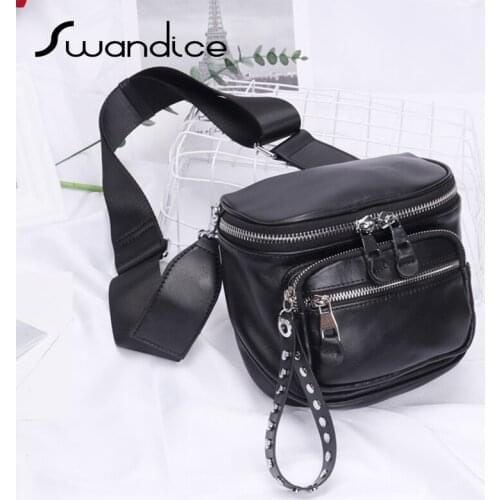 Real Genuine Leather Studed Rivets Tassel Saddle Crossbody Messenger Shoulder Bags Packs Handbags 2020 Women Female Purses