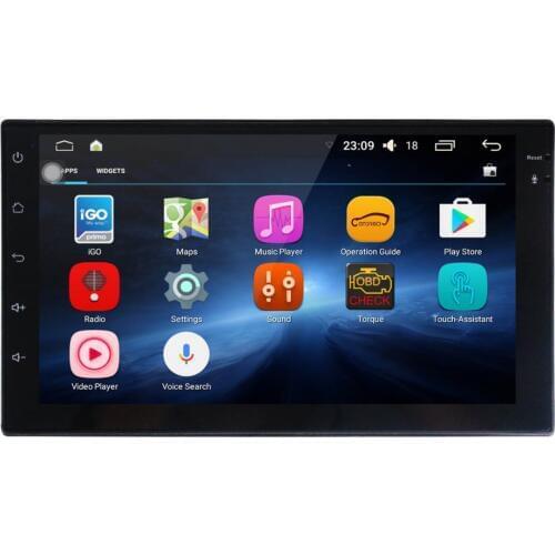 Android 2 din 178*100 universal no car dvd player gps navigation car stereo car radio video player streeing wheel control RDS