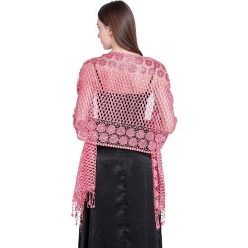 High Quality Sequins Womens Shawls and Wraps for Evening Dresses Mesh Glitter Wedding Cape Bridal Bridesmaid Wedding Shawl