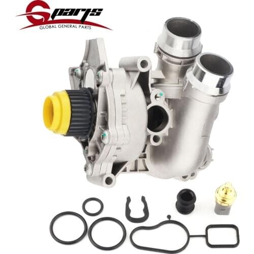 G-Parts 06H121026BA 06H121026DD Aluminum Thermostat Engine Water Pump Repair For Audi A3 A4 Q5 TT VW CC Tiguan Jetta Golf GTI