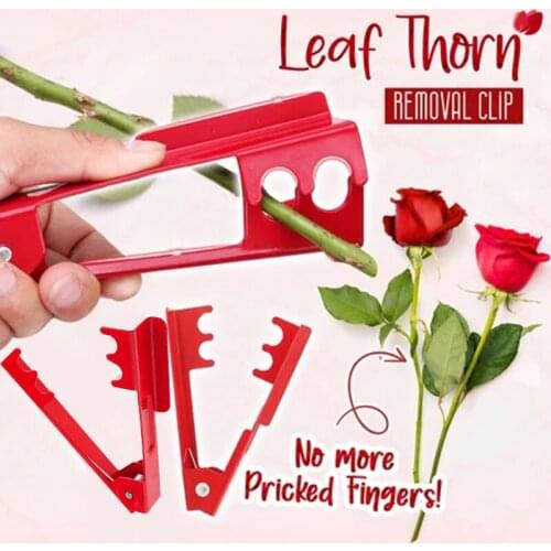 Leaf Thorn Removal Clip Rose Piercing Pliers Stab Remover Flower Shop Stab Clip and Stab Tool Safe and Durable Hot Pruning Tools