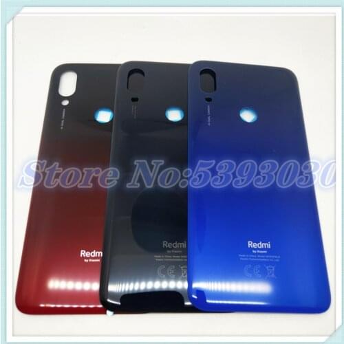 10Pcs/Lot New Original 6.26" For Xiaomi Redmi 7 Back Battery Cover Back Panel Rear Door Housing Case Replacement Parts