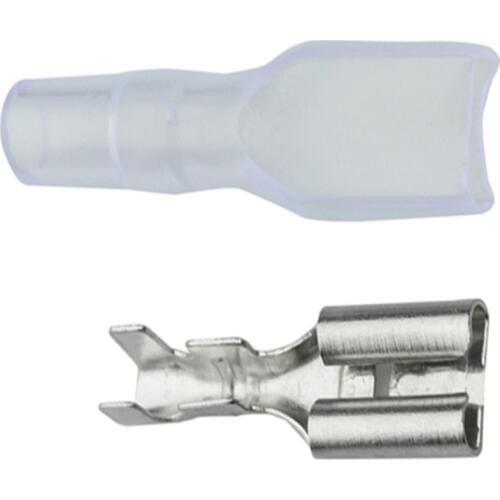 100pcs/Lot 5.2 series insulated terminal thickness 0.3 male insert Brass connectors car terminals 0.2-1.0mm2