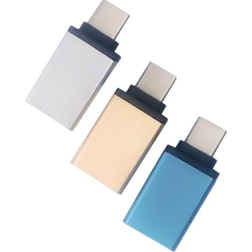 3pcs Portable USB Type-C OTG Adapter Durable Mobile Phone External USB-C Adapters Converter For Android Phones