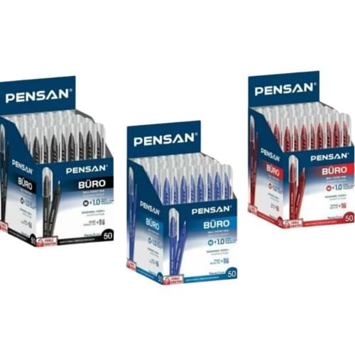 50 adet/takım eko jel Pensan kalem 1mm mavi siyah kırmızı mürekkep yıkanabilir kolu okul kırtasiye tükenmez ofis kalemi malzeme