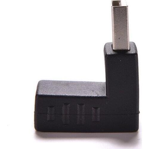 USB 2.0 A Male to Female Right Angle 90 Degree Plug Adapter Extension Gender