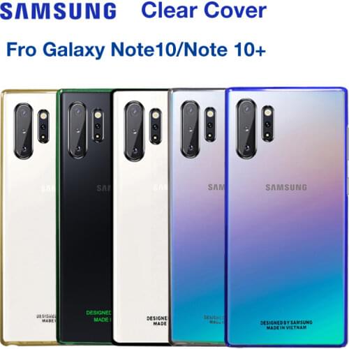 Samsung Original Transparent Plating Edge TPU Cover Phone Case For Samsung Galaxy Note 10 Note10 NoteX NoteX Note10 Plus Shell