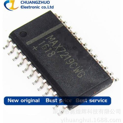 100PCS MAX7219 MAX7219CWG MAX7219EWG SOP24 LED display driver