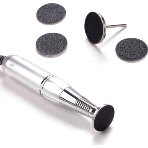 Electric Foot File Callus Hard Dead Skin Pedicure Tools Replaceable Sandpaper