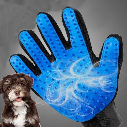 Hot 1PC Silicone Pet Grooming Glove For Cats hair Brush Comb Cleaning Pets Products for Cat Dog Removal Hairbrush For Pet 100gC