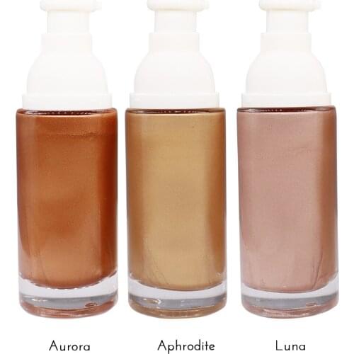 3-color Highlighter To Brighten The Complexion Face and Body Private Custom Cosmetics