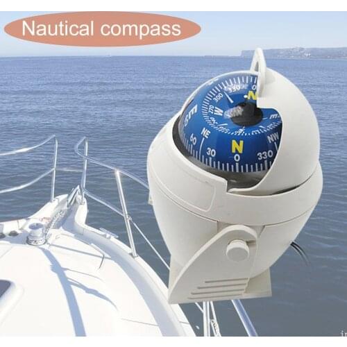 LC760 Sea Marine Military Electronic Boat Ship Vehicle Car Compass Navigation Positioning High Precision LED Night Light