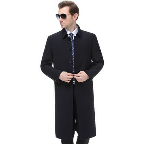 Large Size 5xl 2020 Men Jacket Coat Long Section Fashion Trench Coat Men Windbreaker Brand Casual Fit Overcoat Jacket Outerwear