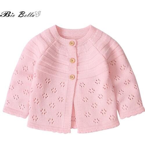 Newborn Baby Sweater Fashion 2021 Autumn Winter Infant Girl Boy Coat Clothes 0-24 Months Party Outdoor Clothing Knitted Outfits