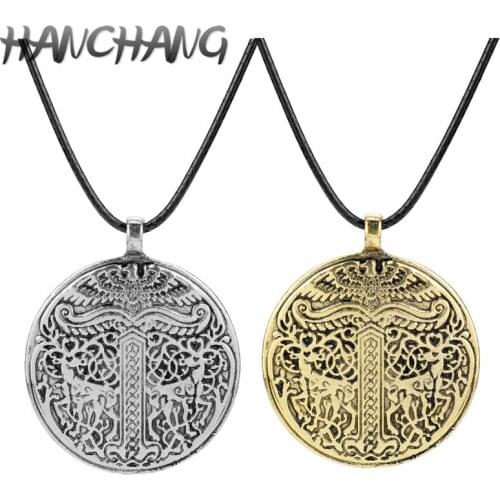 Norse Viking Yggdrasil Odins Raven Amulet Trishelion Symbol Necklace Tree Of life World Tree Necklace Jewelry For Men