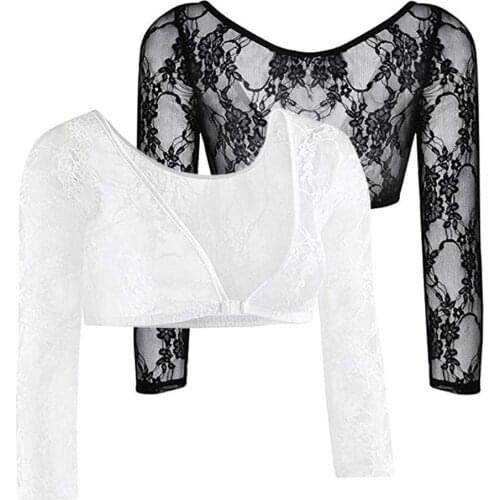 Sexy Deep V-neck Strap Crop Tops Both Side Wear T-Shirts Women Sheer Seamless Arm Shaper Tee Top Mesh T Shirt mujer Plus Size