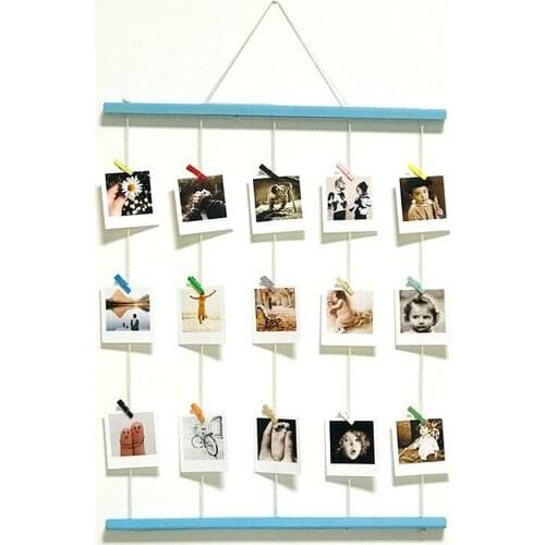 Modern Swing 5 Drawstring 15 Latch Decorative frame Blue фоторамка коллаж Photo frame